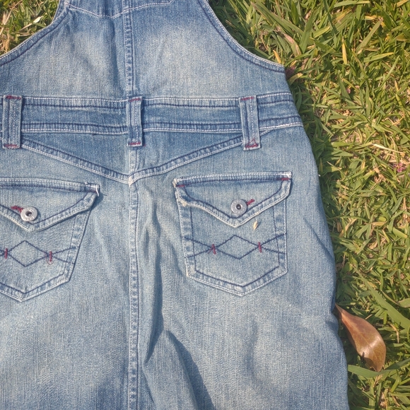 Denim Mudd Juniors Overall Skirt Size 1 - Picture 12 of 14